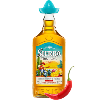 SIERRA TEQUILA - Tropical-Chilli Passionfruit & Mango 70cl